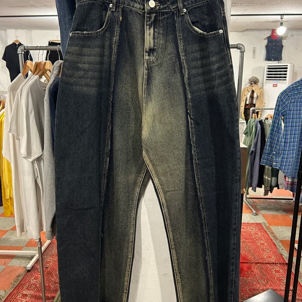 와이드 데님팬츠