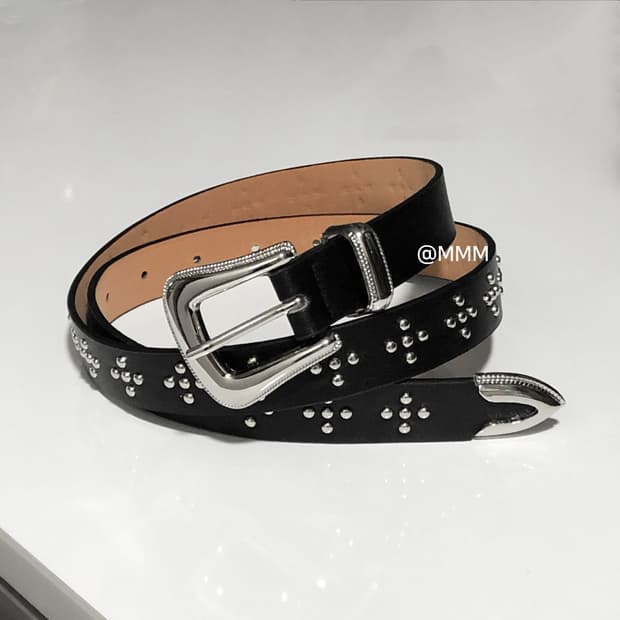 [Unisex] 웨스턴 스터드 벨트