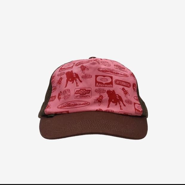 애프터매스 모자 FULL PRINT MESH CAP [BROWN]