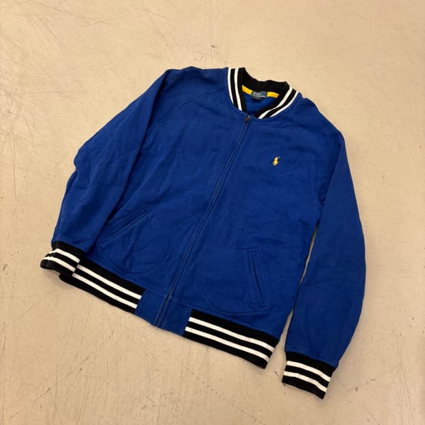 폴로 랄프로렌 블루 코튼 블루종 자켓