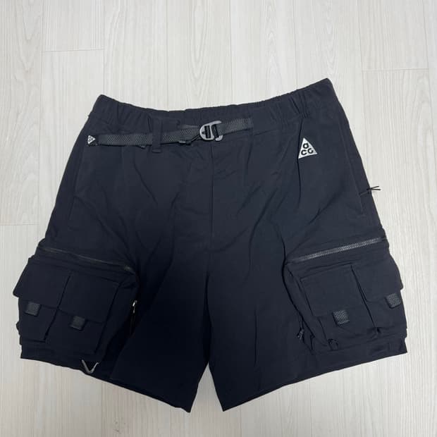 Acg 카고 쇼츠 블랙 구형 L