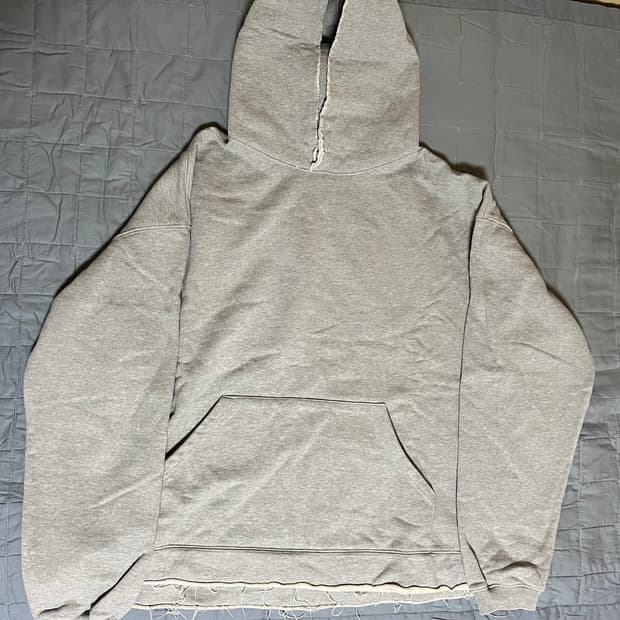 블랙아웃 후드 그레이 L