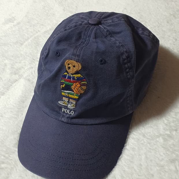 폴로 POLO 베어 치노 야구모자.볼캡 POLO 곰돌이