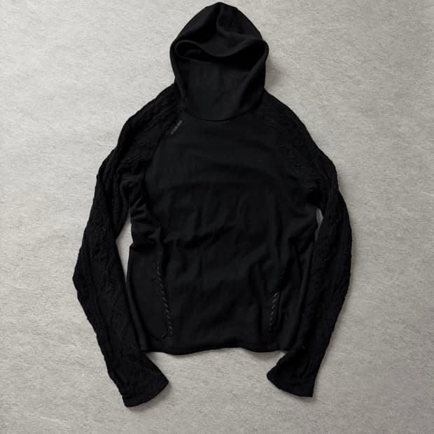 혜인서 테크니컬 울 후드티