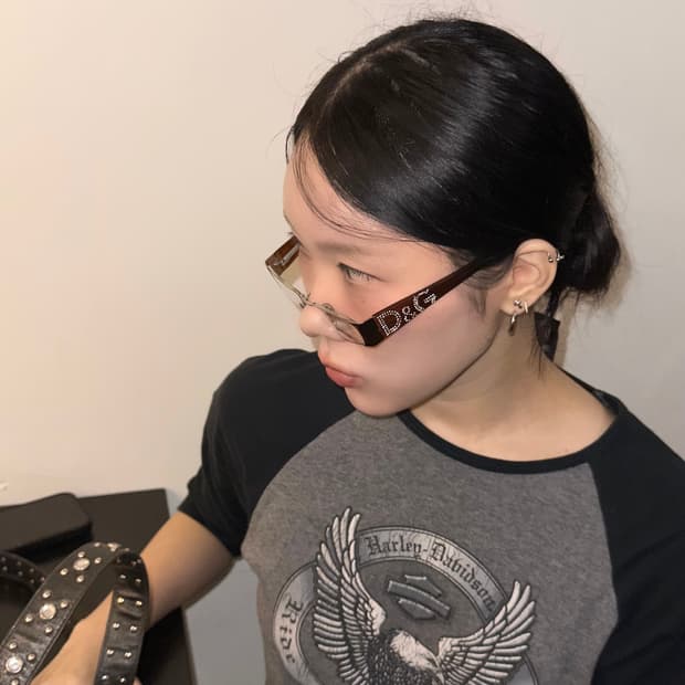 00s y2k 돌체앤가바나 브링 안경