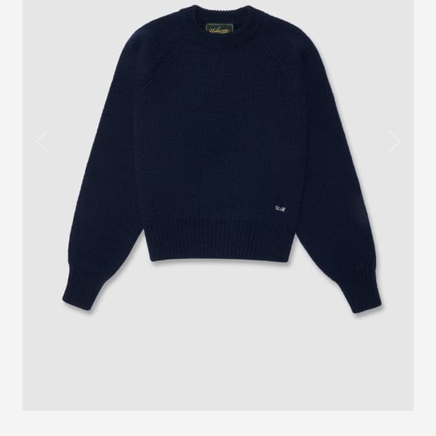 새상품)얼바닉30 크리머 니트 네이비