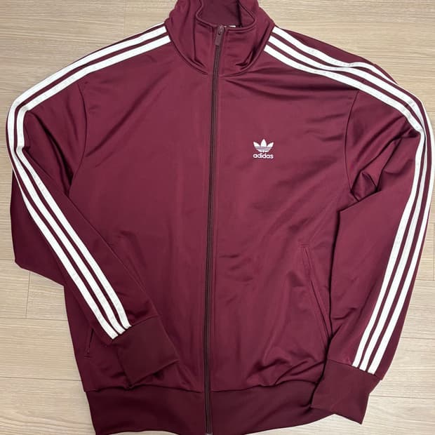 아디다스 버건디 져지