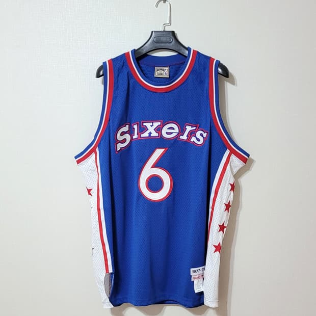 NBA 필라델피아 76ers 빈티지 농구져지