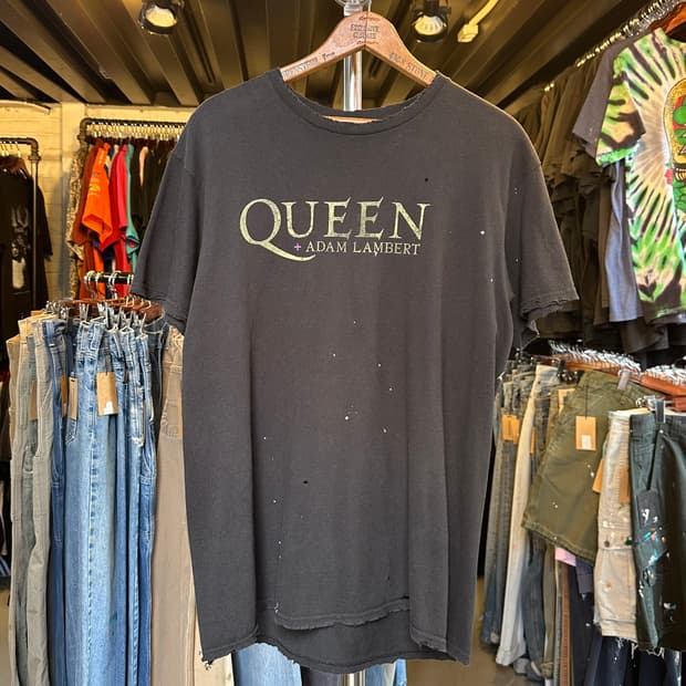퀸 Queen 락밴드 투어 2019 페인팅 티셔츠