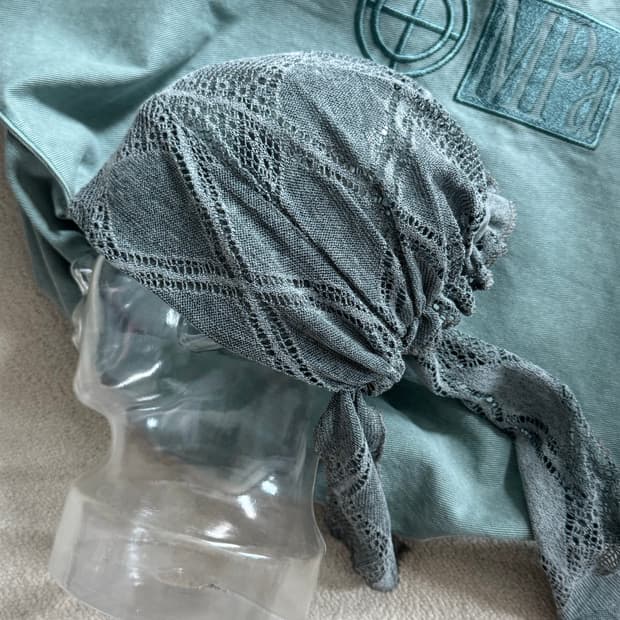 시스루 빈티지 스트랩 듀렉 헤어두건 new color 연카키