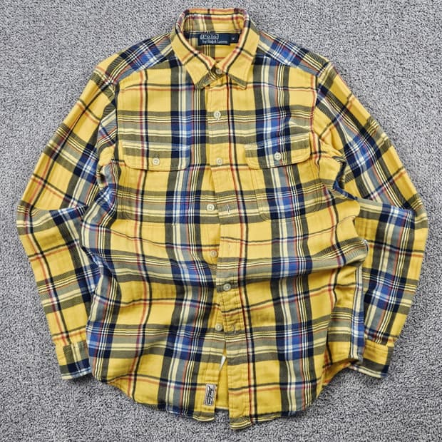 폴로랄프로렌 멀티 체크 패턴 포켓 셔츠 ( M ) / 10014