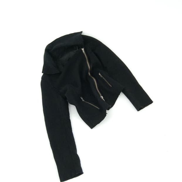 Wool unbalance 2way jacket