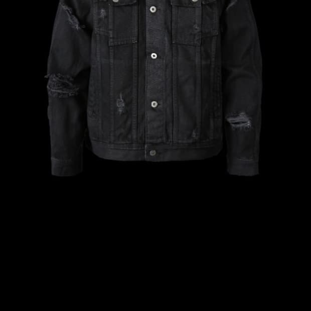 Tornortied 디스트로이드 왁스 트러커 자켓 2