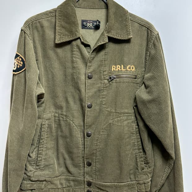 RRL 임브로이더 코듀로이 자켓 S