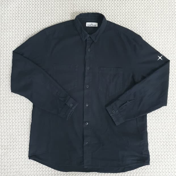 18SS 자수 버튼업 셔츠