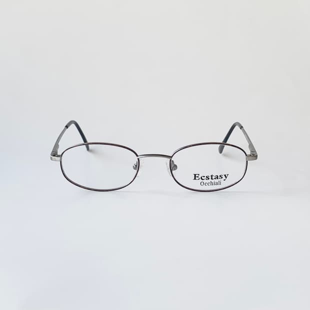 2545 데드스탁 소형 미니멀 슬림 오벌 실버 메탈 프레임 빈티지안경