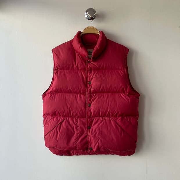 80‘s goose down vest 엘엘빈 구스 다운 푸퍼 베스트 M