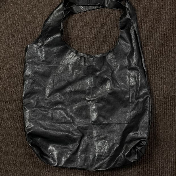 쿠어 (COOR) 빈들백 (단종, 손잡이 헤짐/사용감 있음)