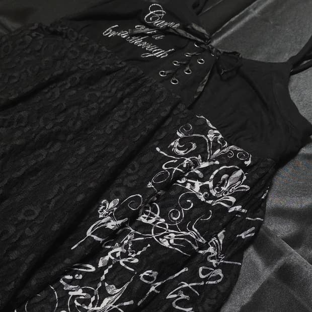 ghost of harlem 호피 미니 원피스