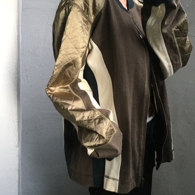 Issey Miyake 이세이미야케 04SS 퀼티드 숄 집 자켓 