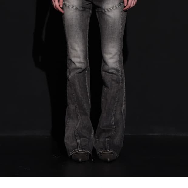 보헤미안서울 front pocket boots cut denim