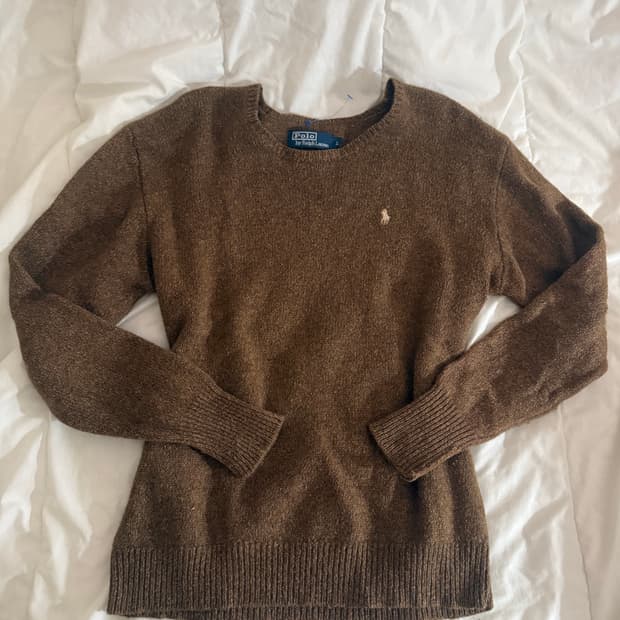 폴로 브라운 니트