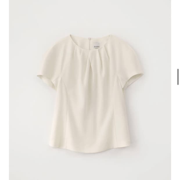 새상품) EAAH 이아 벨린 블라우스 아이보리 velin blouse