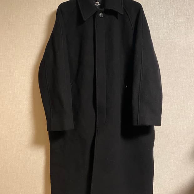 Lee 블랙 롱코트