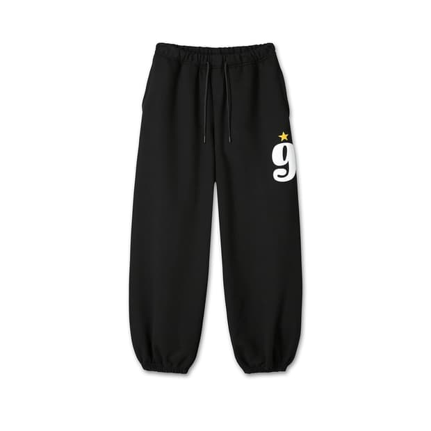 [S] 9999아카이브 9 스타 조거 스웨트 팬츠 블랙