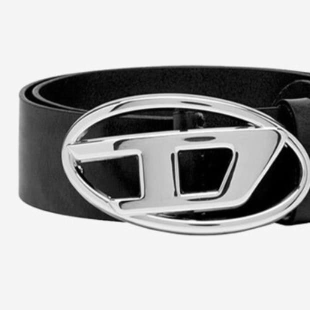 디젤 D 버클 벨트 블랙 정품
