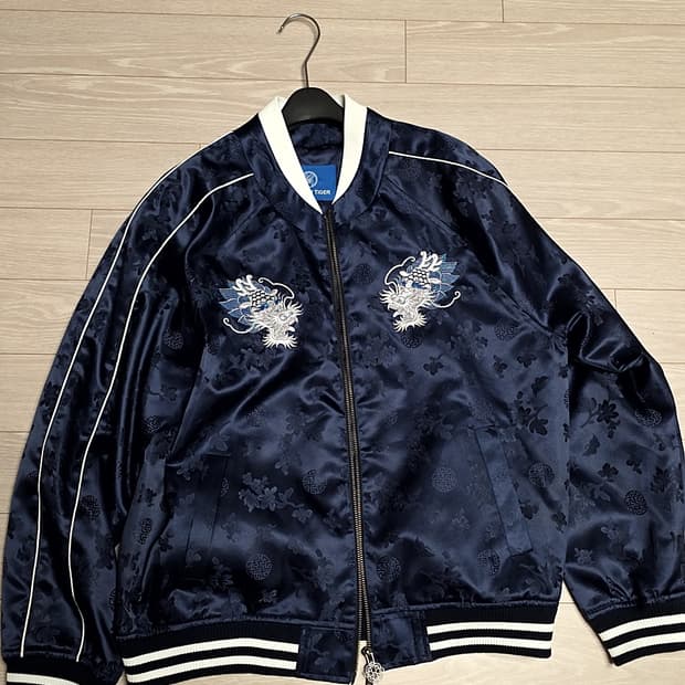 하플리 조선호랑이 코리아 수베니어 자켓 청룡 네이비 L