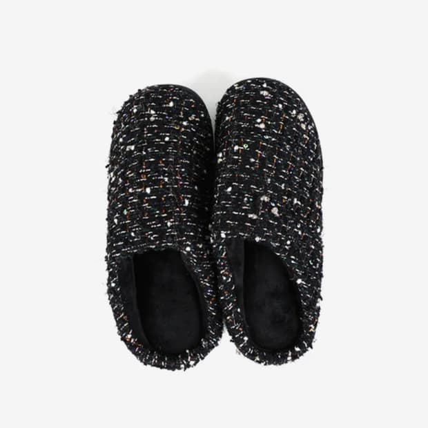 스부 23FW 트위드 슬리퍼
