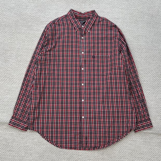 랄프로렌 진스 체크셔츠 r2546