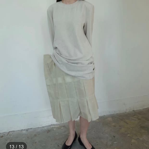 새상품) 에옹쓰 플랫 드레스 그레이