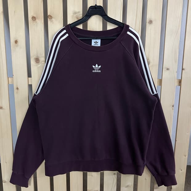 (XL) 아디다스 퍼플 맨투맨