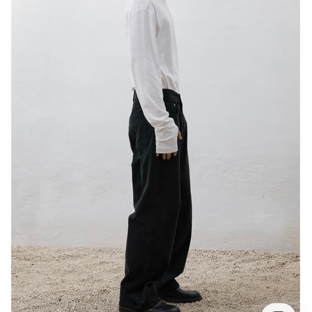 유스 Finger Hole L/S T-shirt white