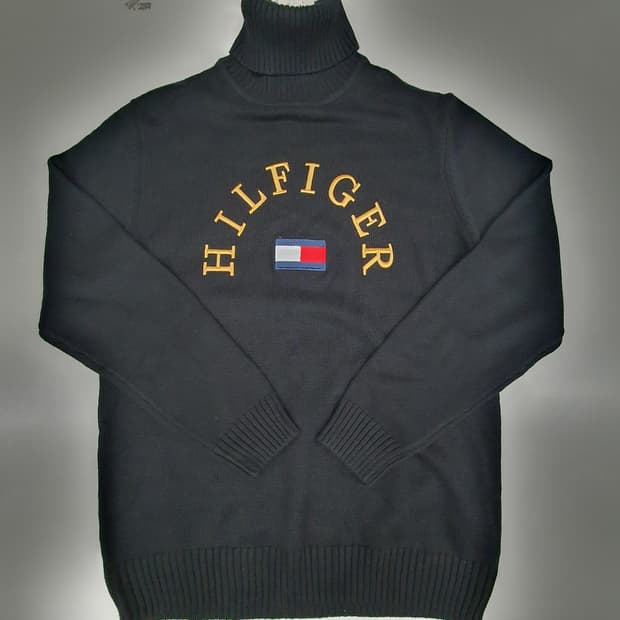 새상품 타미힐피거진스  터틀넥 니트