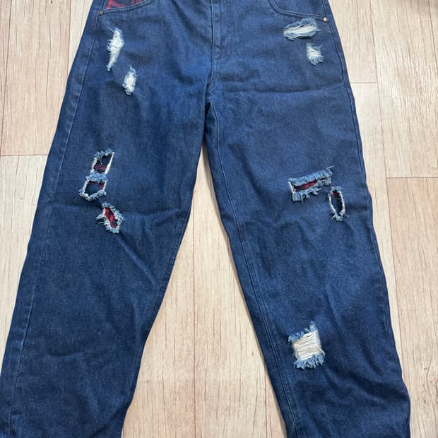 Dime denim pants