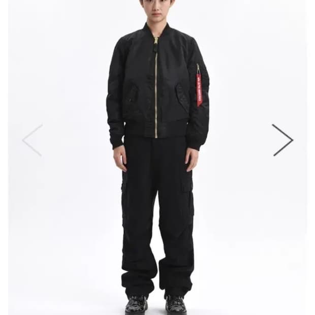 알파인더스트리 우먼 MA-1 항공점퍼 S