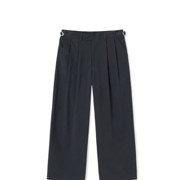 noun 와이드 차콜 치노팬츠