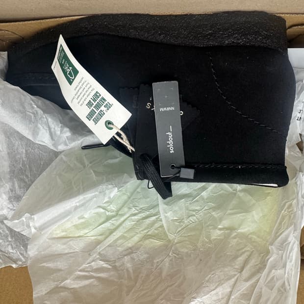 클락스 왈라비부츠 uk8 블랙새상품