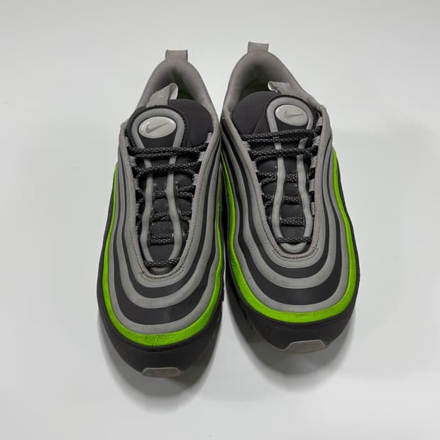 나이키 에어맥스 97 유틸리티 그레이 일렉트릭 그린 