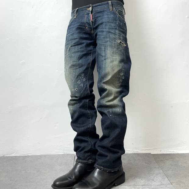 DSQUARED2 11ss Bullet Paint Distressed D