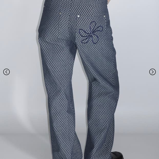 HWI EYELET PANTS(flower denim) 2size