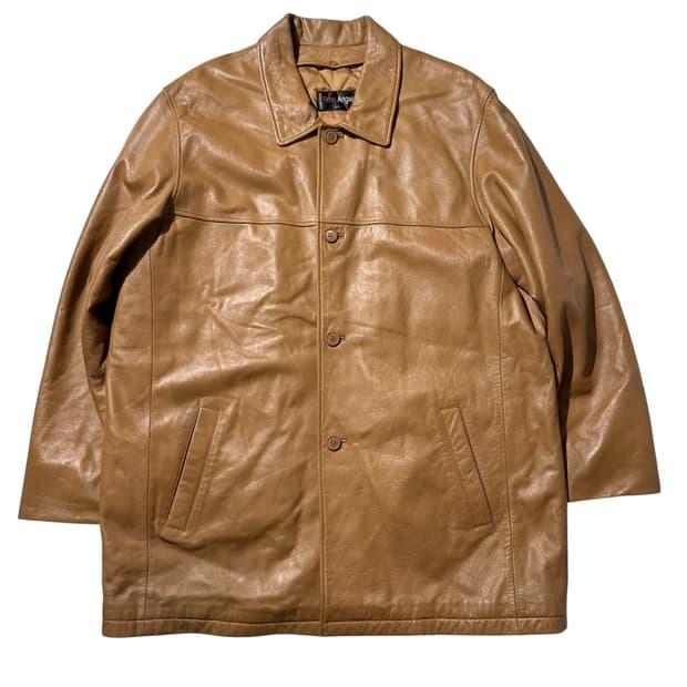 Robo Angel 램스킨 레더 싱글 카코트