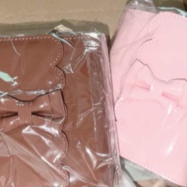 m5 에나멜 리본 다이어리 초코 딸기 고전 육공 커버 갸루 바인더 커버