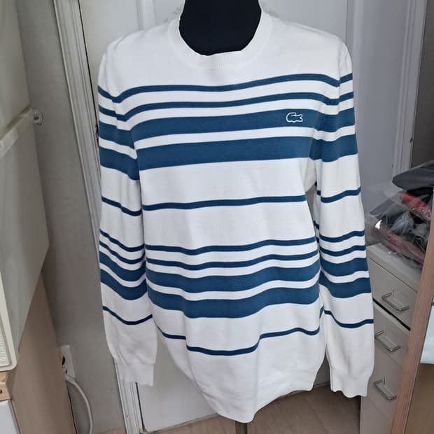 라코스테 스트라이프 긴팔 니트 95~100