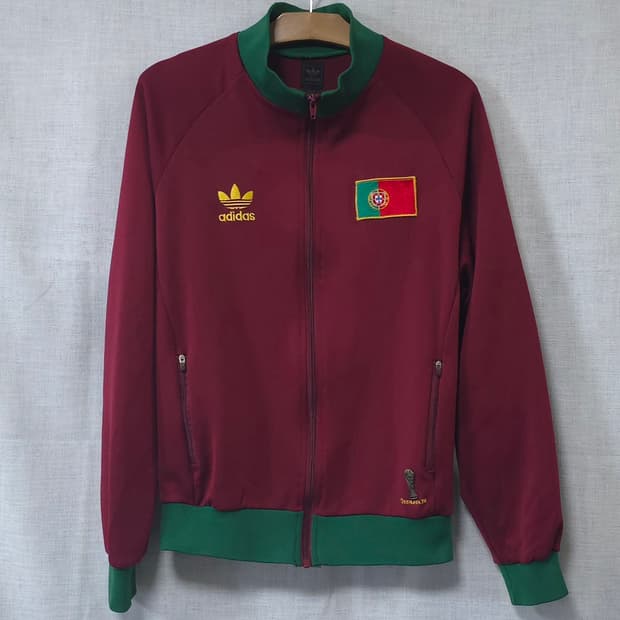 아디다스 정품 2006 월드컵 포르투갈 트랙탑 자켓 95 져지 바람막이 