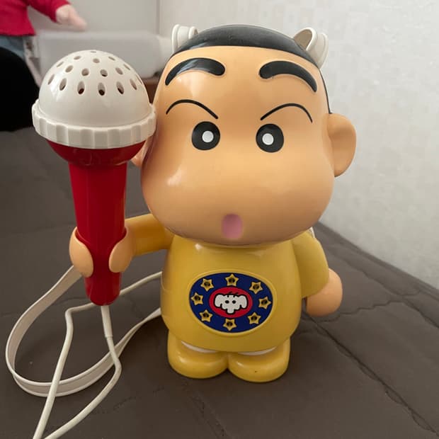 반다이 크레용신짱 마이크장난감 1993