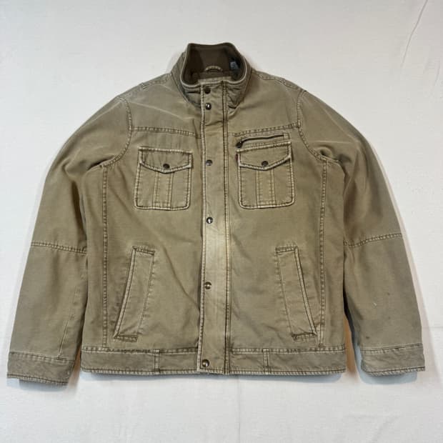 L) 리바이스 카키 브라운 데저트 자켓